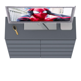 Комод высокий на десять выдвижных ящиков Мори МК1200.10