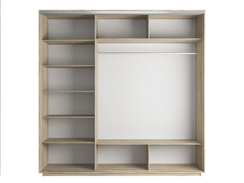 Шкаф-купе Экспресс 3-х дверный Фотопечать Шелк Стекла 210х60х240