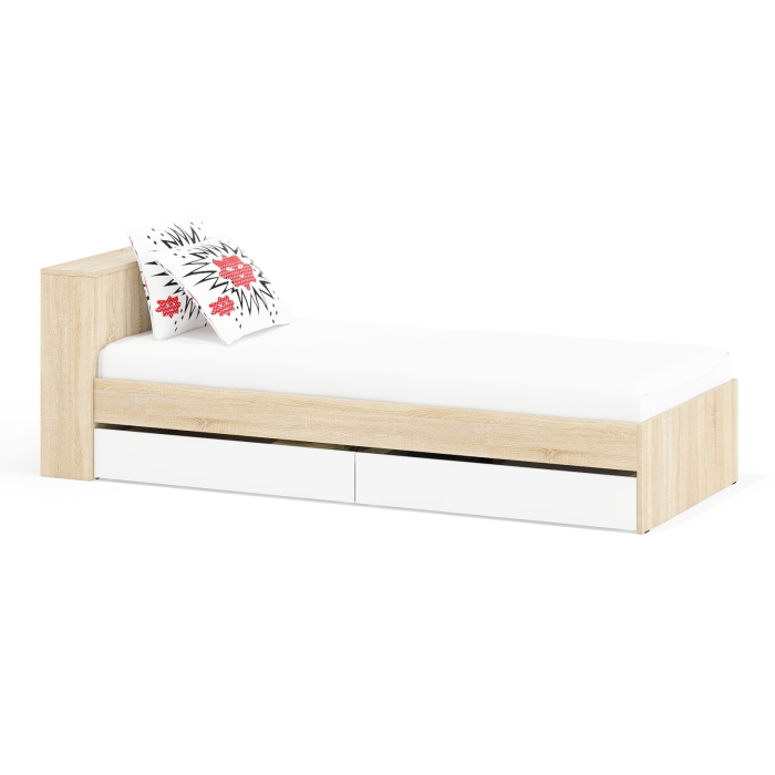 Кровати 90 см, Кровать с ящиками Ксения 900 односпальная