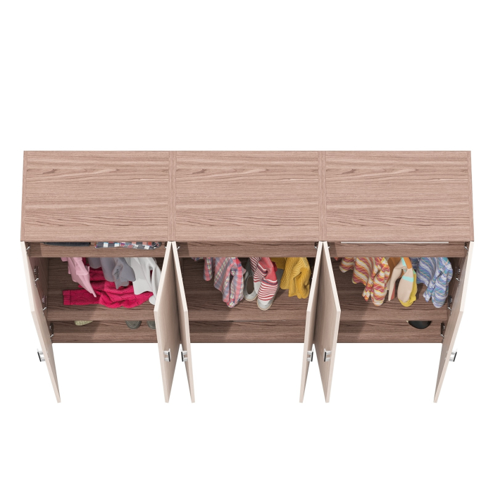 Шкафы двухстворчатые, Шкафы для одежды 3-х дверные СК-9