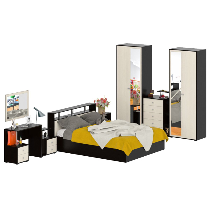 Спальные гарнитуры, Спальный гарнитур Камелия №3