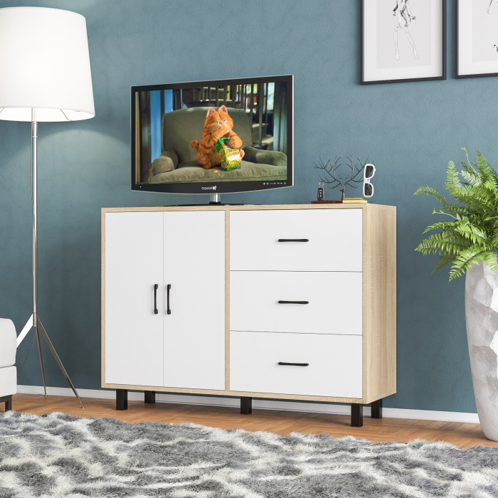 Комоды, Комод-тумба две дверки и три ящика РВК 123-1204