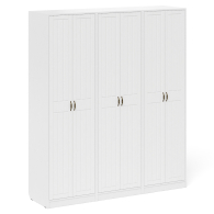 Прихожие, Три широких шкафа с дверками в прихожую П-6 МДФ фрезеровка прованс