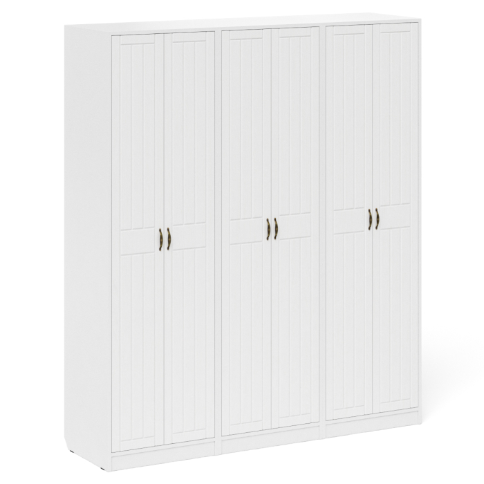 Прихожие, Три широких шкафа с дверками в прихожую П-6 МДФ фрезеровка прованс