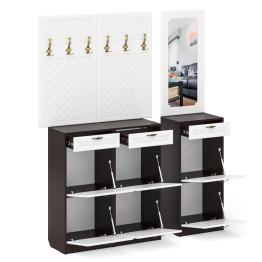 Прихожая П-6 № 6 МДФ фрезеровка ромб