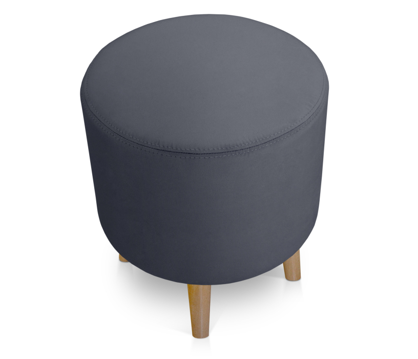 Банкетки, Пуфик круглый Ронд на высоких ножках, микровелюр