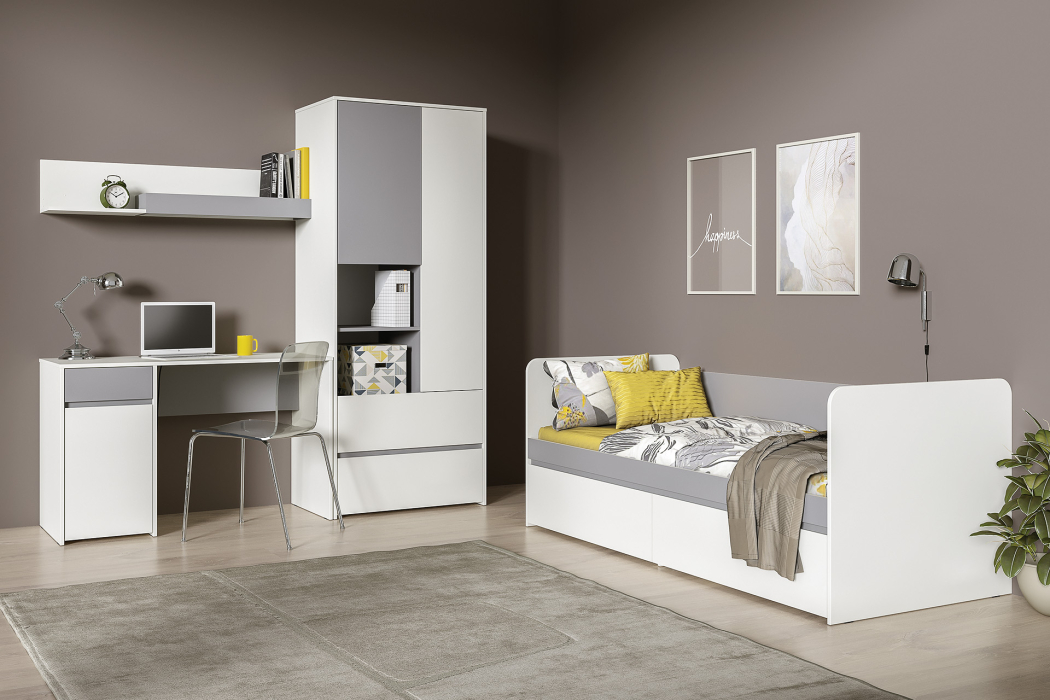 Для девочек, Молодёжная мебель в детскую комнату Торонто № 25