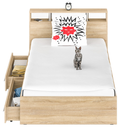 Кровать Камелия 1200 с ящиками 