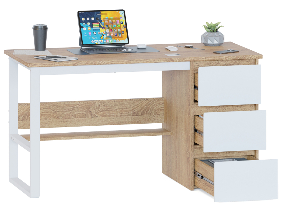 Прямые компьютерные столы, Стол письменный Сокол СПМ-212