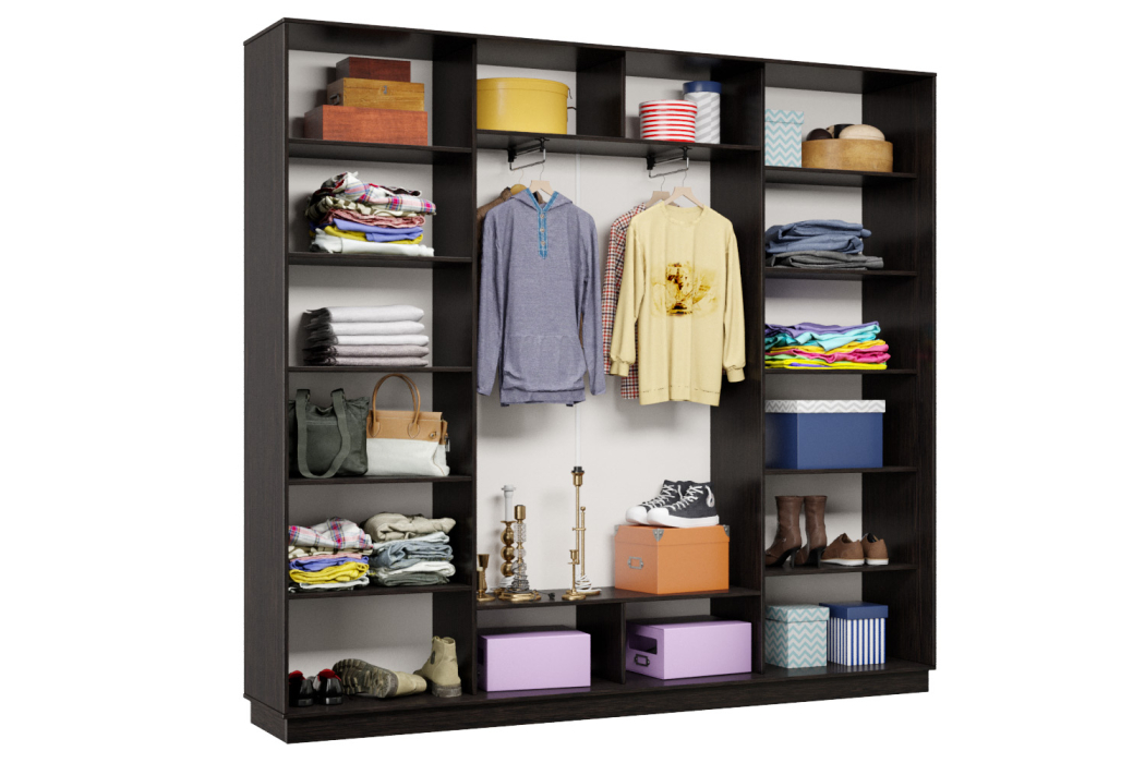 Шкафы-купе 3-х дверные, Шкаф-купе Премьер Лайт 63 (08;05;08) трехдверный