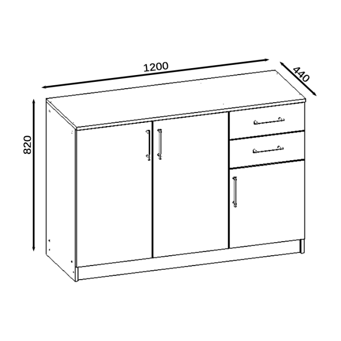 Комоды, Комод Стандарт № 3