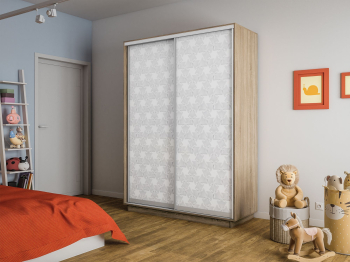 Шкаф-купе Экспресс 2-х дверный Фотопечать Калейдоскоп Стекла 160х60х220