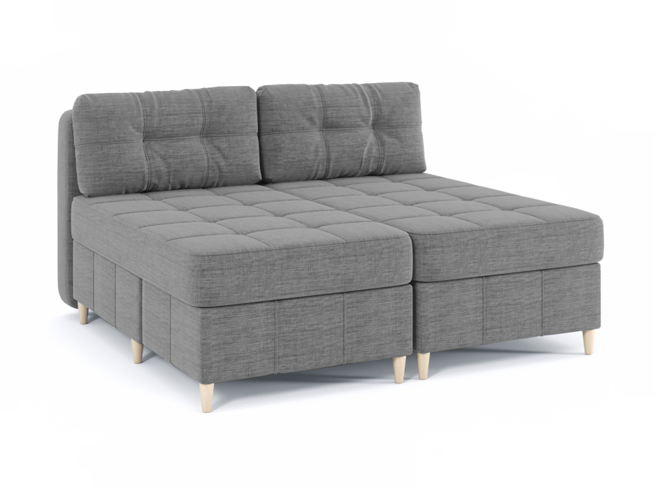 Диваны угловые в гостиную, Диван-кровать угловой Оливер Люкс 2 еврокнижка-трансформер, рогожка Люкс