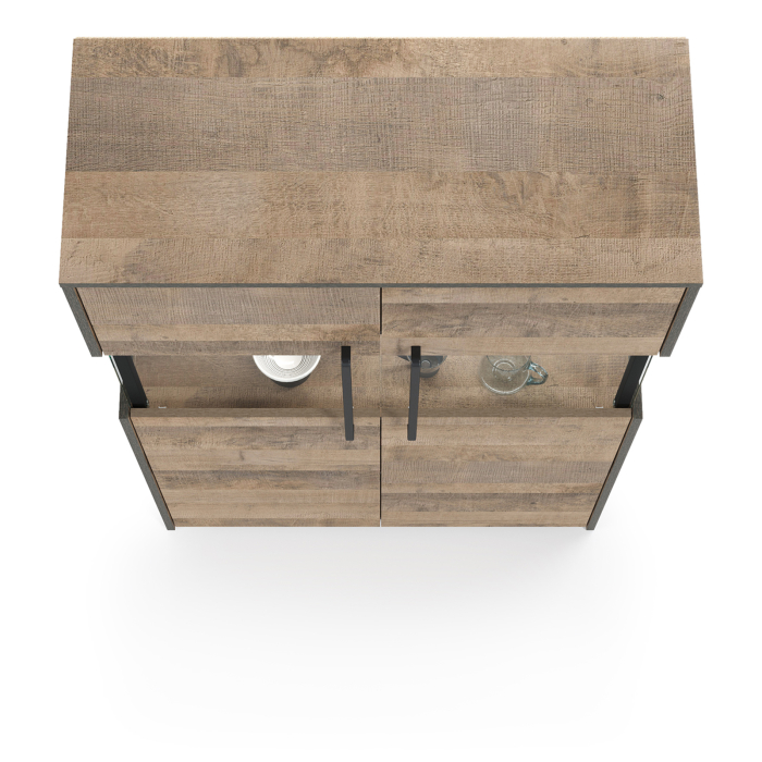 Комоды, Комод с витриной Трувор 13.306