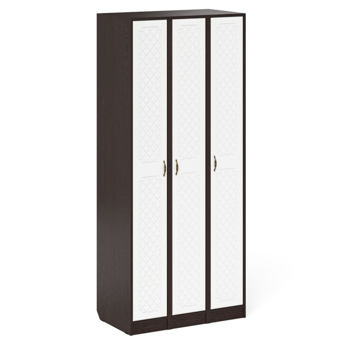 Шкафы распашные, Три пенала в прихожую П-6-500 фрезеровка ромб