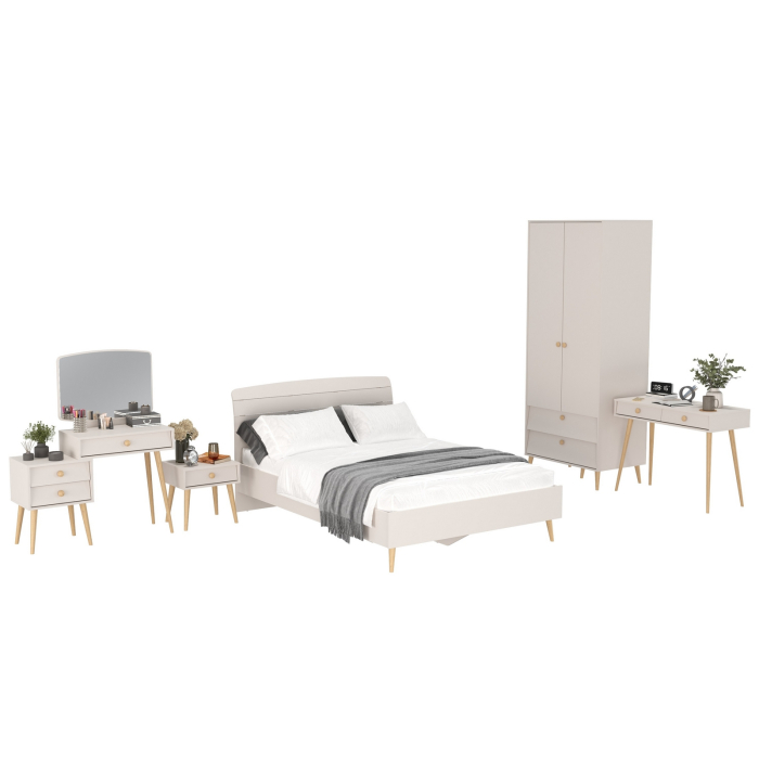 Спальные гарнитуры, Модульная мебель для спальни Афина с кроватью со спальным местом на 1400