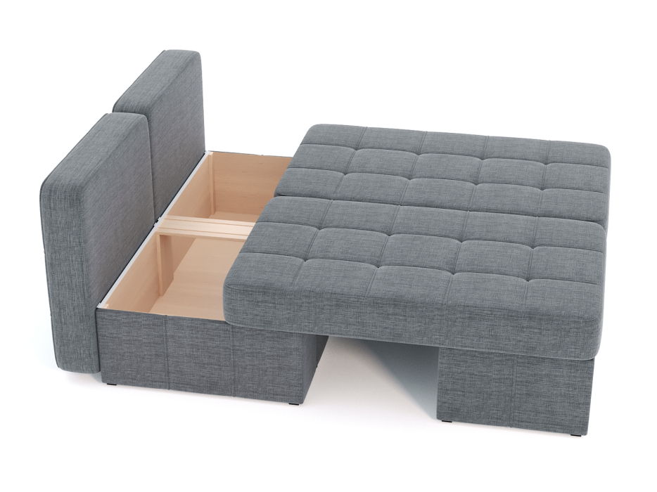 Диваны угловые в гостиную, Диван-кровать угловой Оливер Люкс еврокнижка-трансформер, рогожка