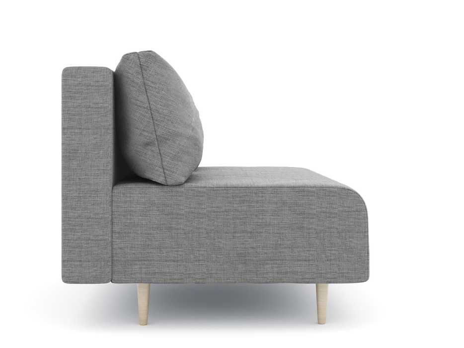 Диваны прямые кухонные, Диван прямой нераскладной Милли мини 2-х  местный без подлокотников, рогожка