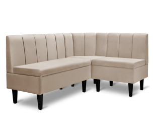 Диван угловой Лео, микровелюр