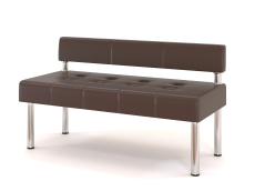 Офисные диваны, Офисный диван Бизнес со спинкой 120