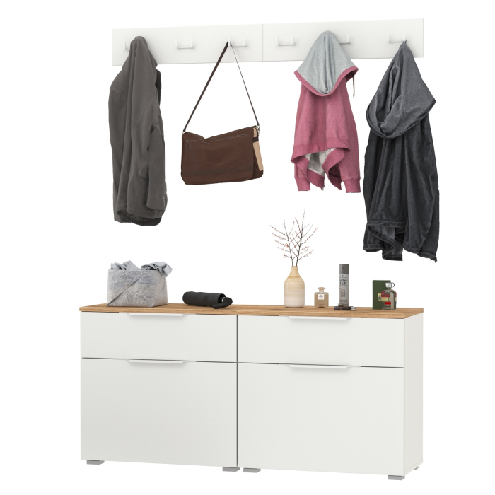 Прихожие, Две обувницы с вешалкой для одежды Октава.