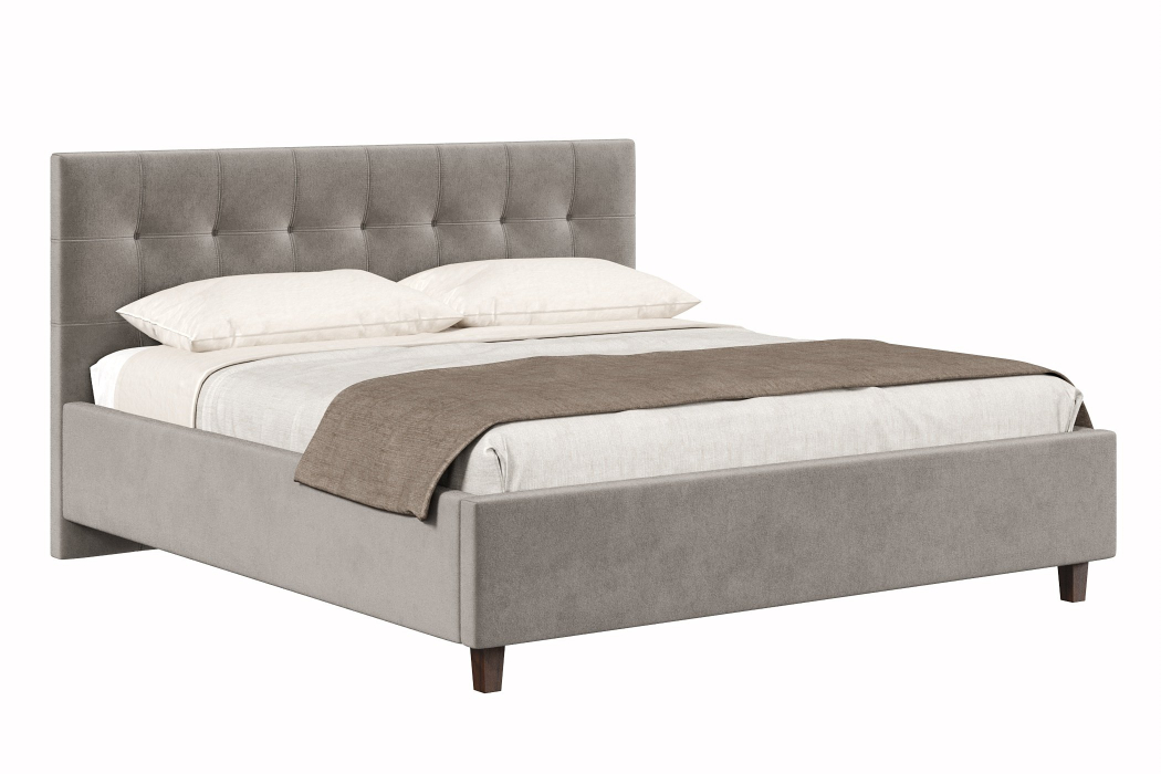 Мягкая кровать, Кровать Турин 1800, велюр