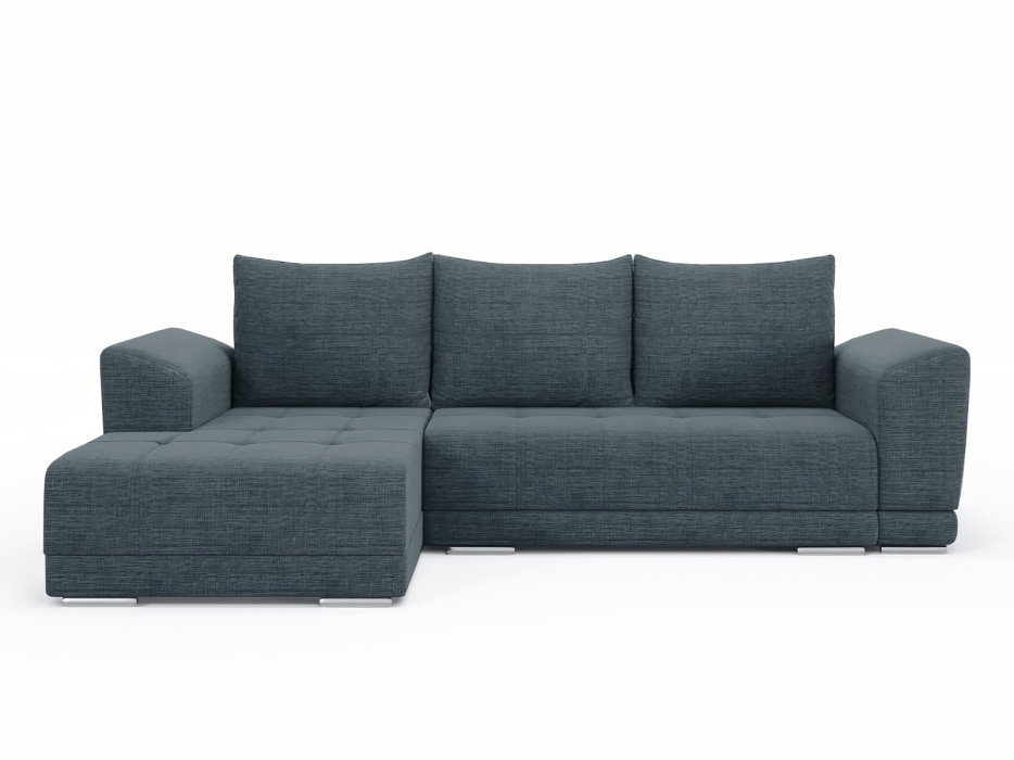 Диваны угловые в гостиную, Диван-кровать угловой Рентон еврокнижка, рогожка Люкс