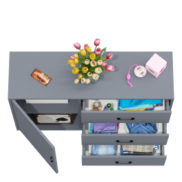 Комод-тумба три ящика и дверка РВК 122-1204