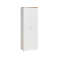 Шкафы распашные, Шкаф Остин 13.224, белая шагрень, дуб золотой крафт