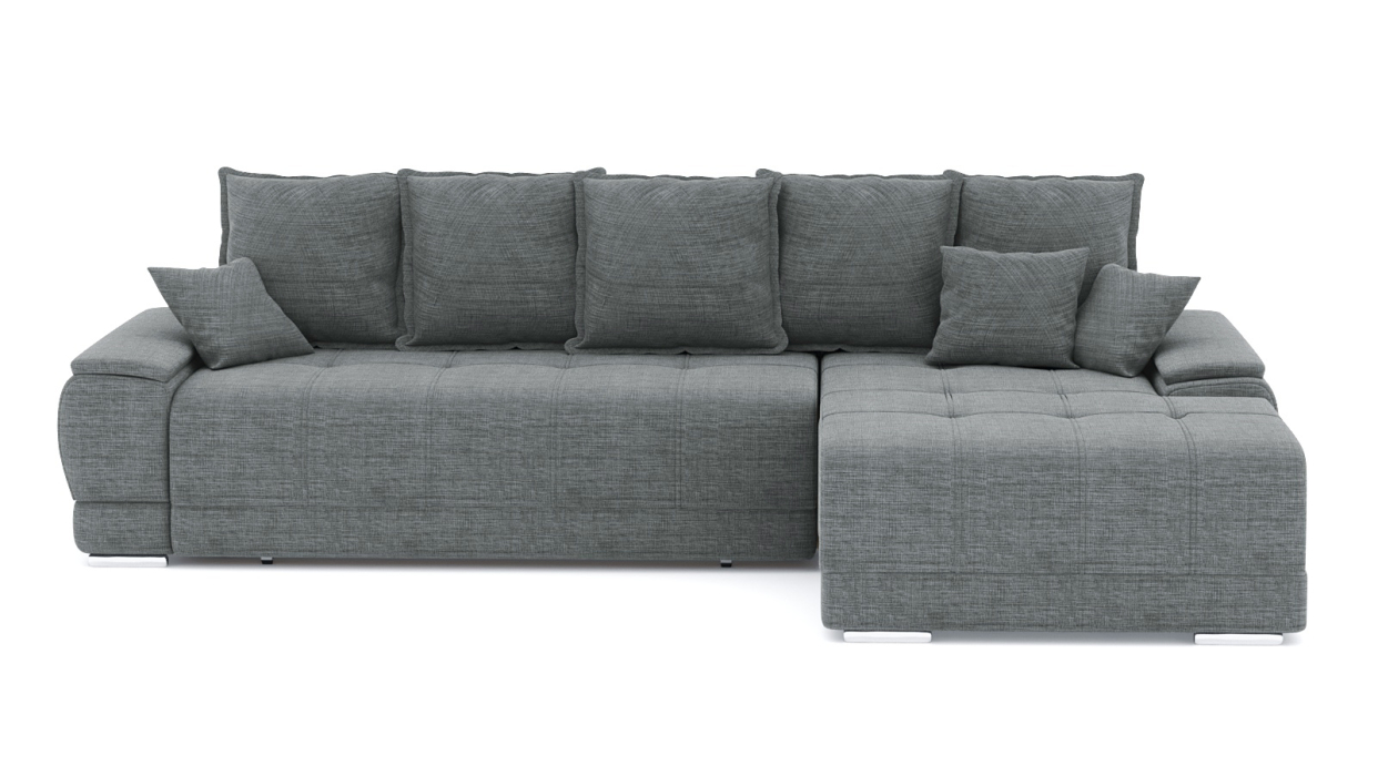 Диваны угловые в гостиную, Диван-кровать угловой Нордвикс ПБ, рогожка