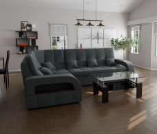 Диваны угловые в гостиную, Модульный диван Майами-3,микровелюр,антивандальная ткань,венеция