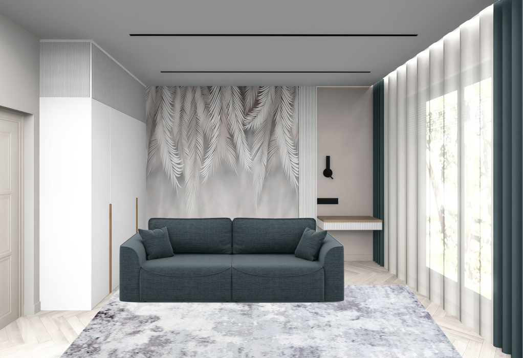 Диваны еврокнижки, Диван-кровать еврокнижка Рафаэль НПБ, рогожка Люкс