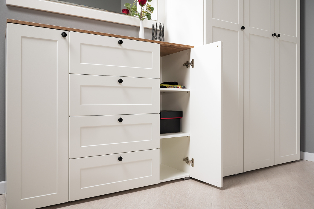 Прихожие, Мебель для прихожей Остин № 56 с вешалкой и зеркалом