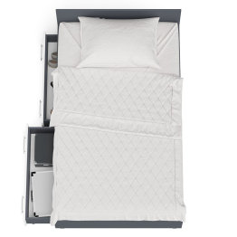 Кровать с ящиками для белья Мори 1200