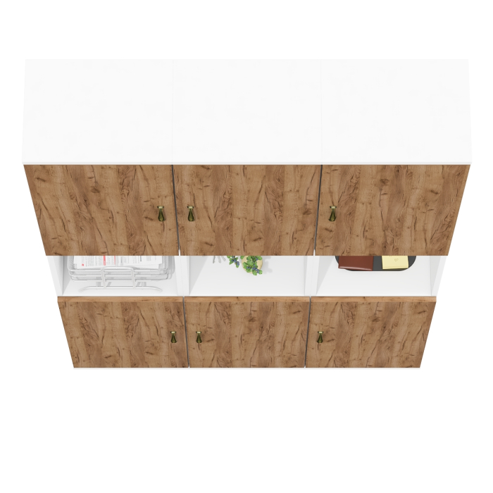 Домашние кабинеты, Три шкаф-пенала Лидер-8.