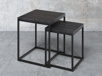 Набор журнальных столиков Айсберг Лофт Черный