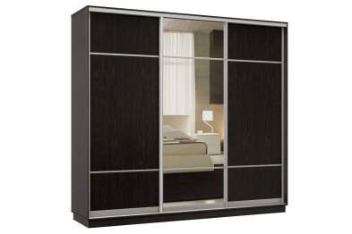 Шкаф-купе Премьер Лайт 55 (08;11;08) трехдверный