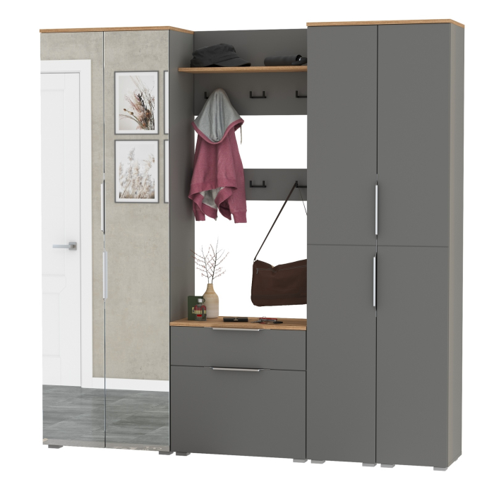 Прихожие, Мебель в прихожую для современной квартиры Октава № 31