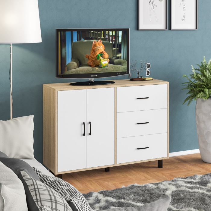 Комоды, Комод-тумба две дверки и три ящика РВК 123-1204