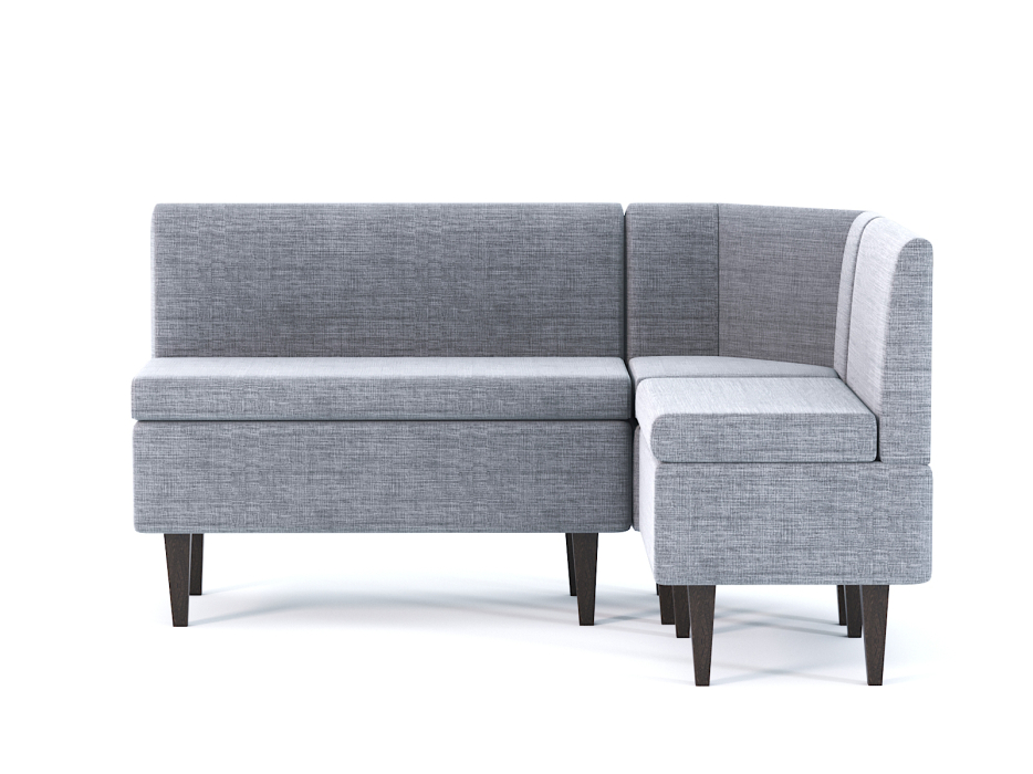 Кухонные уголки, Диван кухонный угловой Лео, рогожка