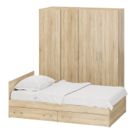 Спальные гарнитуры, Гарнитур Спальный № 2 Стандарт с кроватью 1200 с ящиками