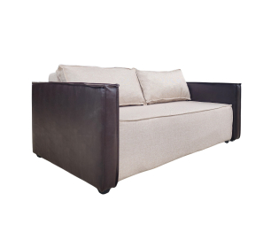 Диван-кровать аккордеон  Барон 160, рогожка/экокожа