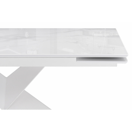 Стеклянный стол Хасселвуд 160(220)х90х77