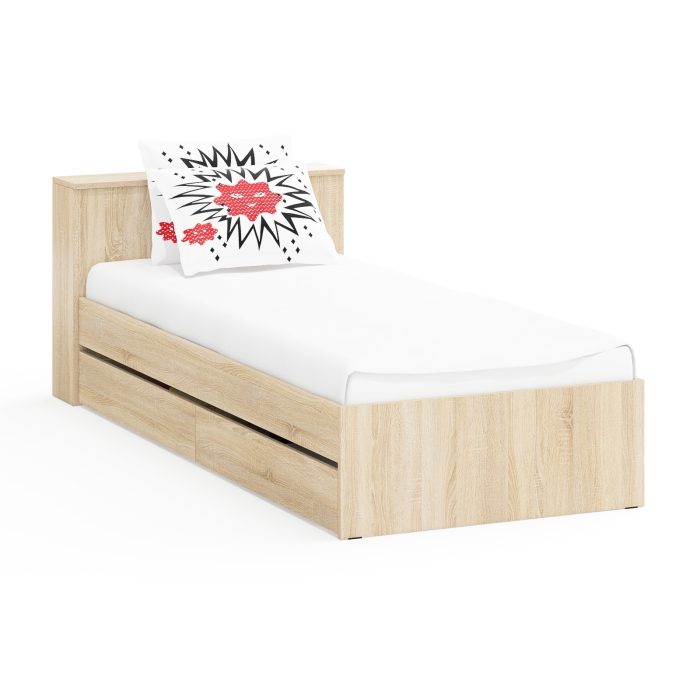 Кровати 90 см, Кровать с ящиками Ксения 900 односпальная