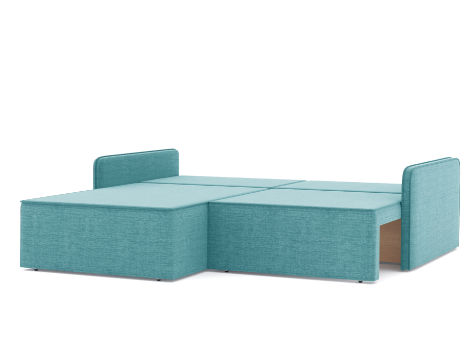 Диваны угловые в гостиную, Диван-кровать угловой еврокнижка Блюм, рогожка