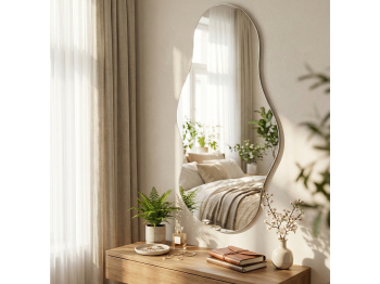 Зеркало настенное Мебелик фигурное Сельетта-7 110 х 55,8 см