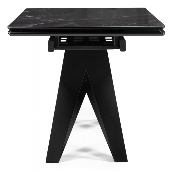 Обеденные столы, Стеклянный стол Блэкберн new 140(200)х80х75