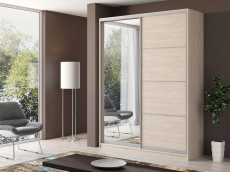 Шкафы-купе, Шкаф купе 2-х дверный Айсберг 180+зеркало