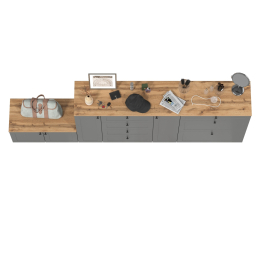 Комод с обувницей и тумбой Остин