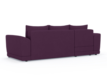 Диван-кровать угловой Рентон еврокнижка, велюр